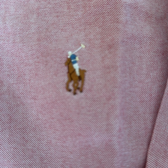 Mens Ralph Lauren button-down shirt large Name written inside collar - Picture 7 of 9